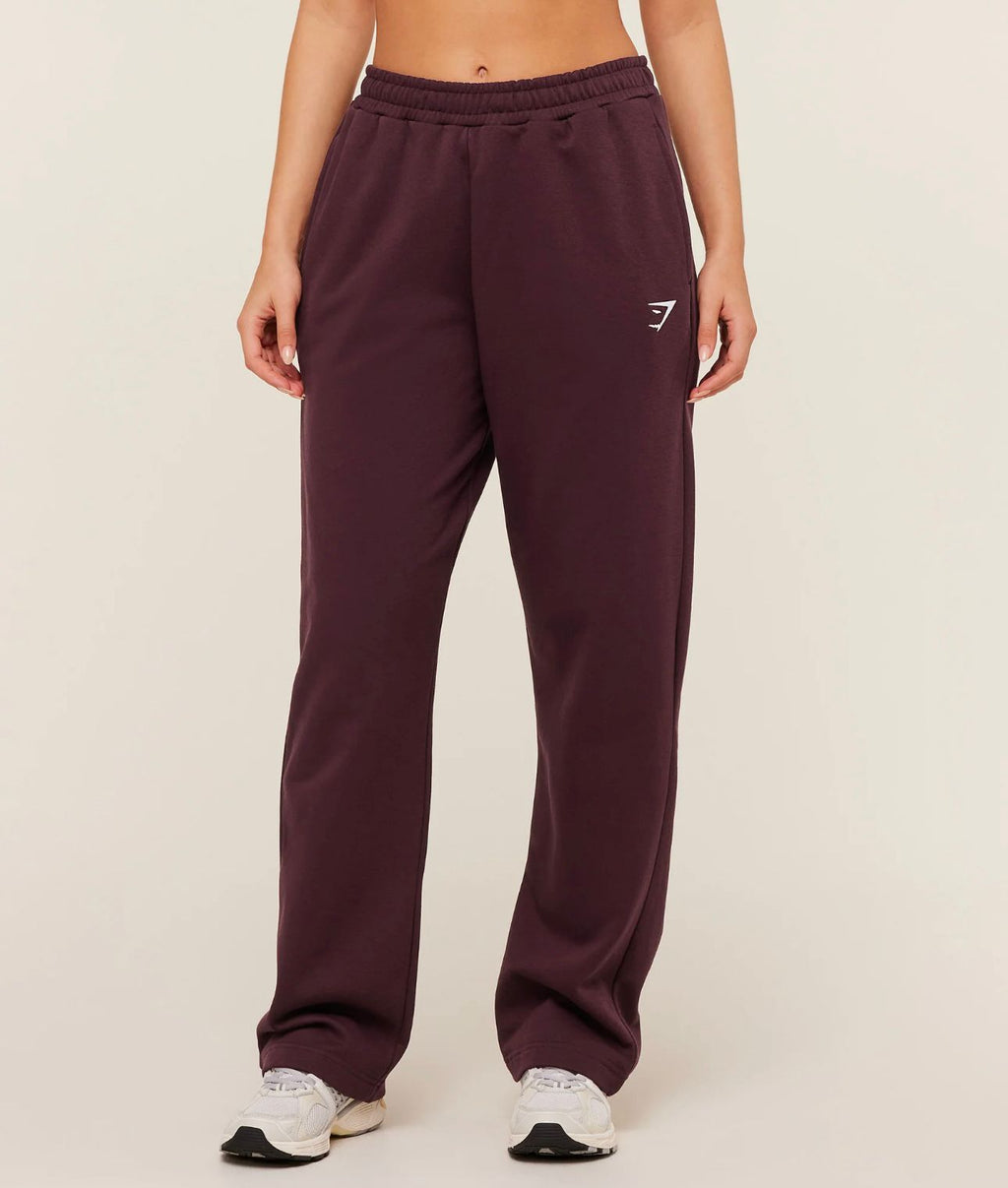Gymshark Training Fleece Straight Leg Jogger GS Cherry Purple